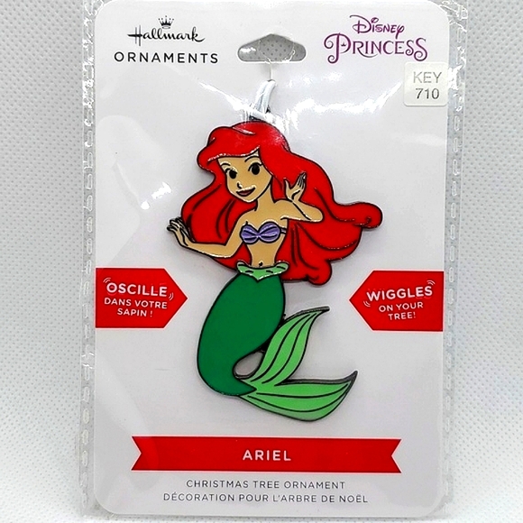 Hallmark Disney Wiggles Little Mermaid Princess Ariel Christmas Ornament - Picture 1 of 12